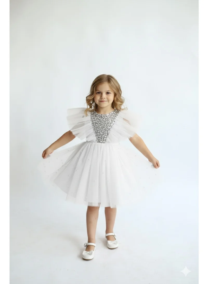 بيداني فستان أبيض خرافي